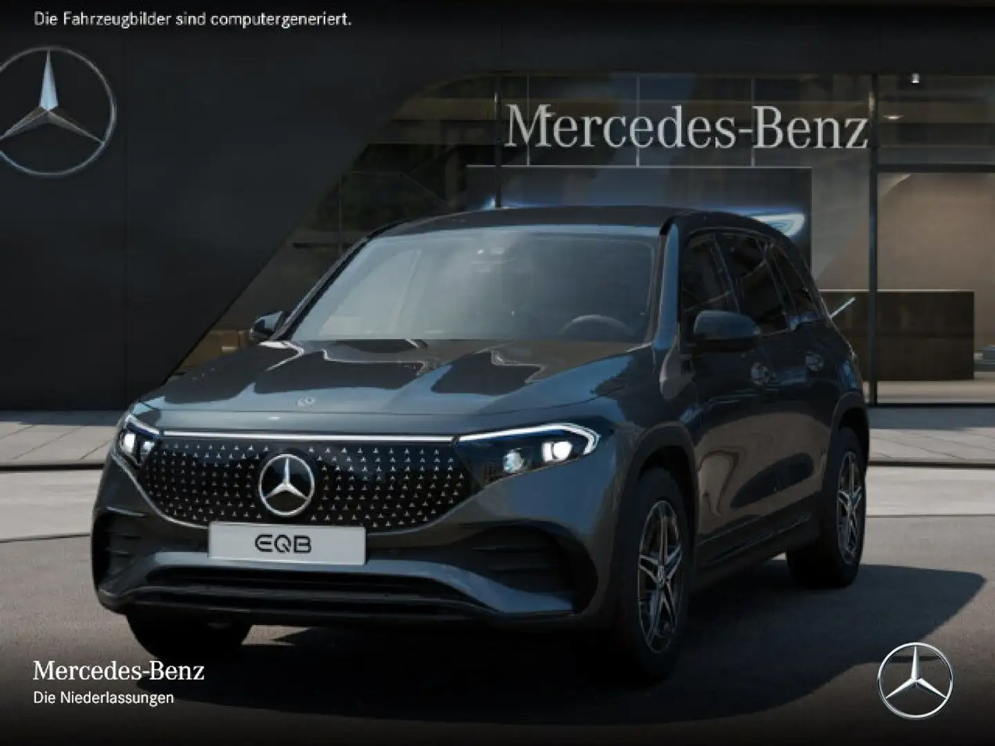Mercedes-Benz EQB 250 AMG+NIGHT+ADVANCED+AHK+KAMERA+SPUR Gris - 2