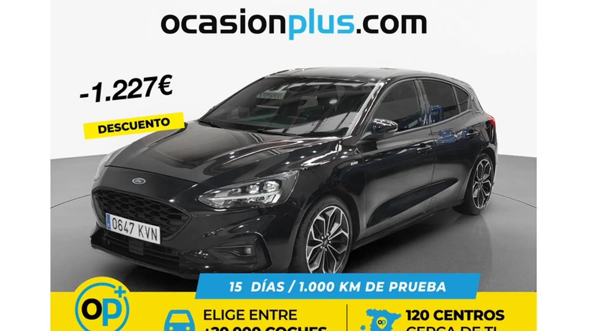 Ford Focus 1.0 Ecoboost ST Line 125 Noir - 1
