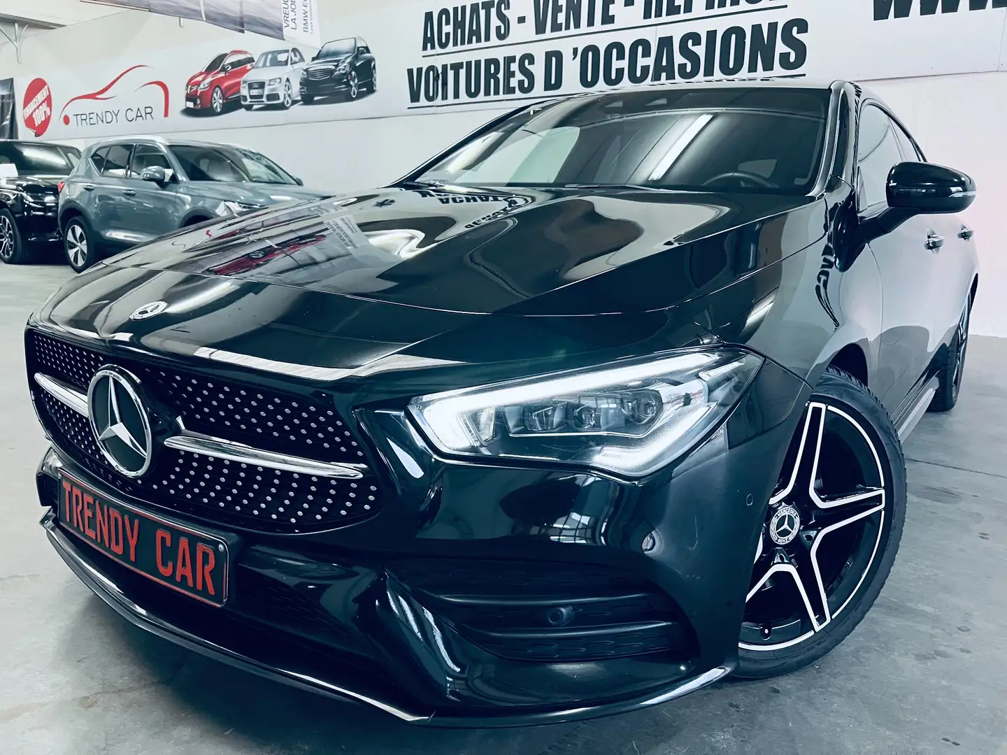 Mercedes-Benz CLA 200 AMG Line+EU6d+NAVI+PANO+CAMERA+CARNET+GARANTIE Negro - 1