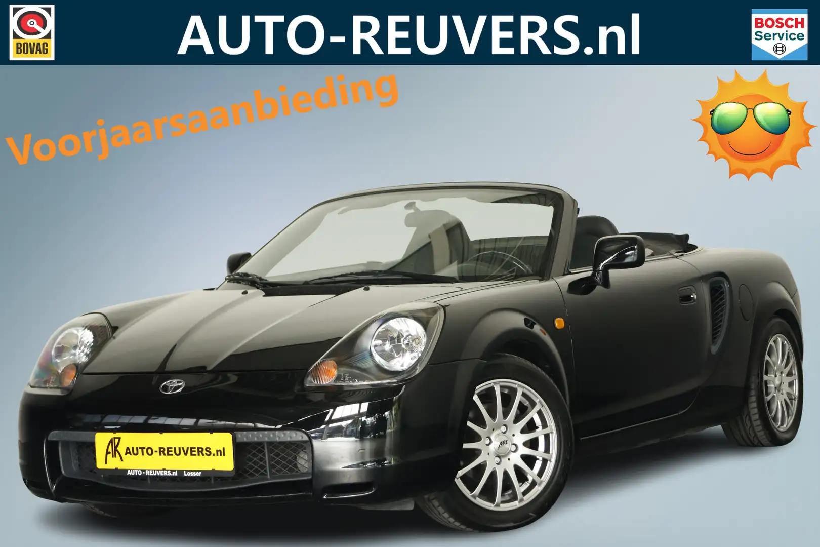 Toyota MR 2 1.8-16v VVT-i Competition / Opendak / Leder Schwarz - 1