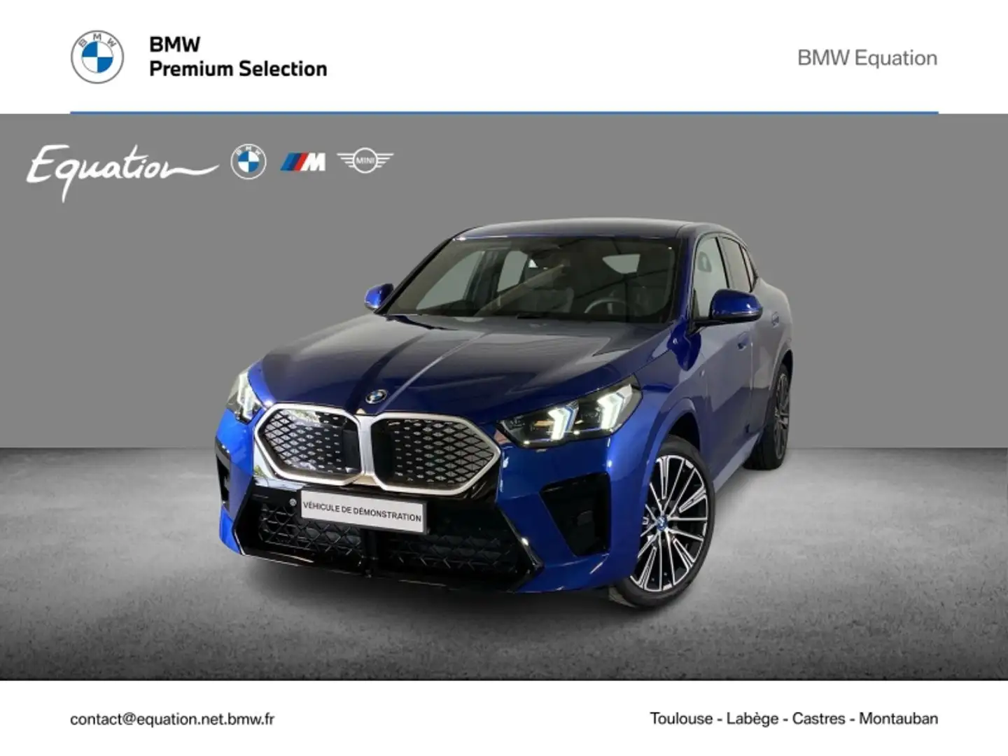 BMW X2 iX2 eDrive20 204ch M Sport Bleu - 1