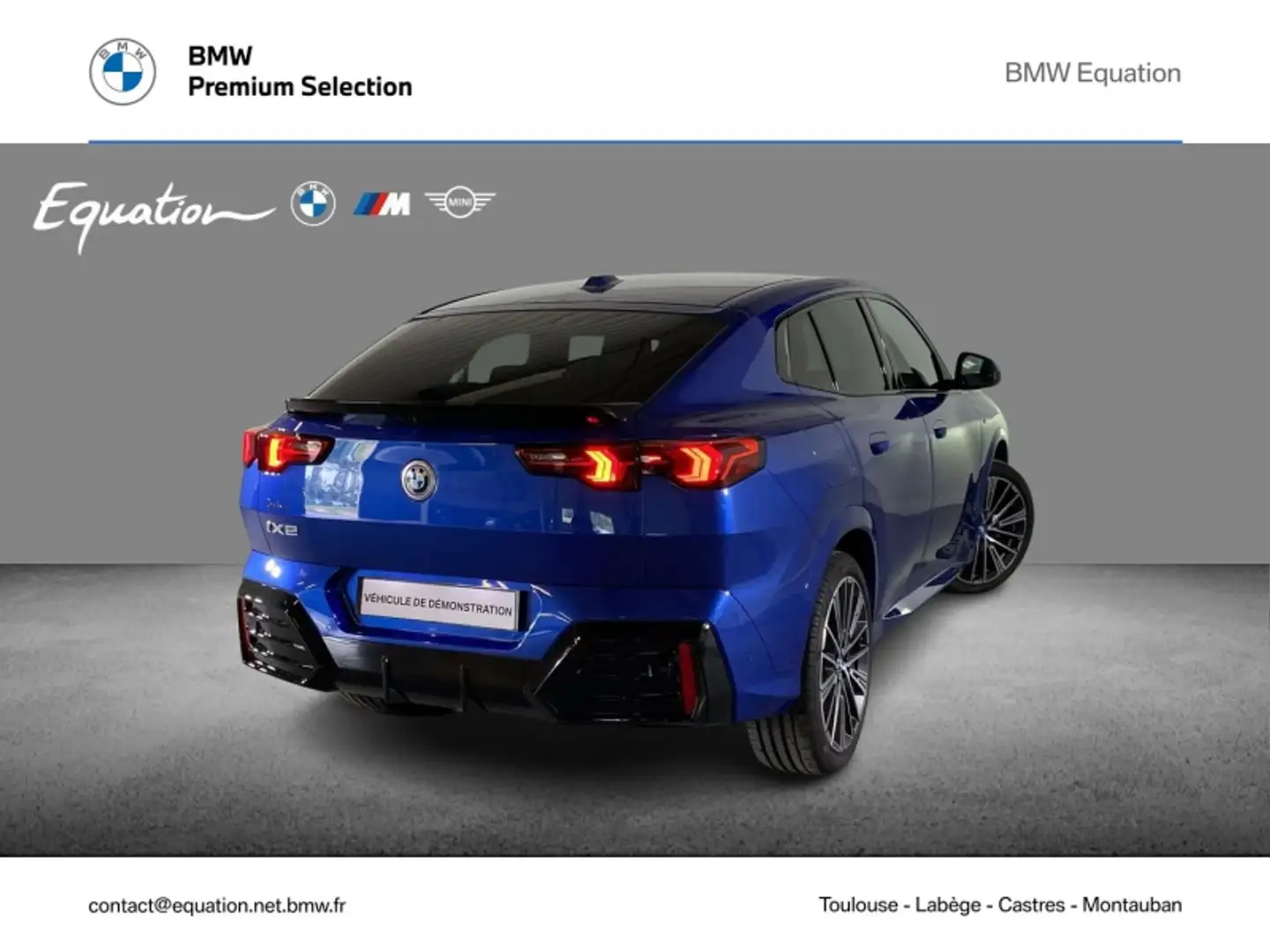 BMW X2 iX2 eDrive20 204ch M Sport Bleu - 2