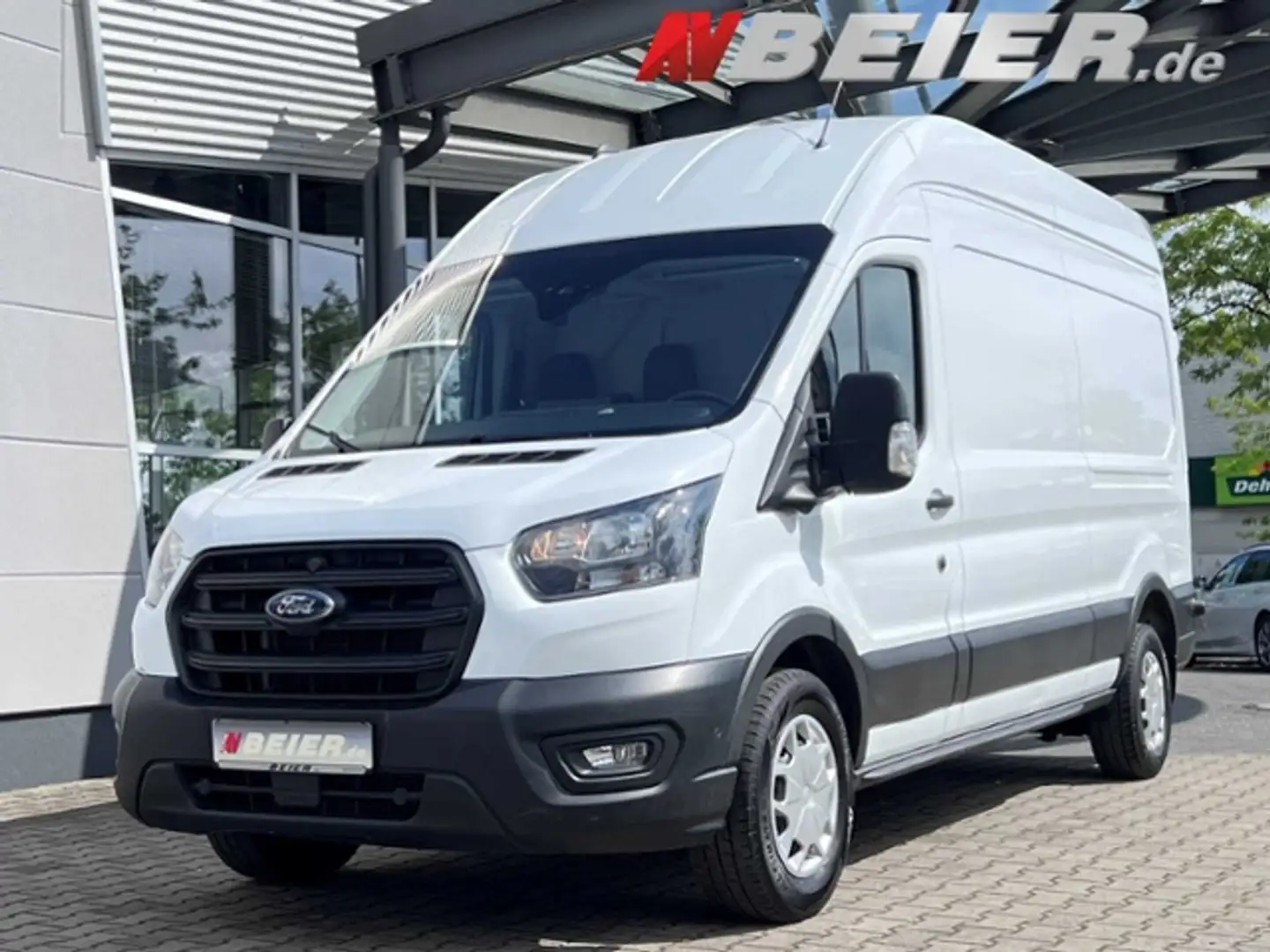 Ford Transit 350 L3 H3 Klima SHZ 2xPDC Trend Blanc - 1