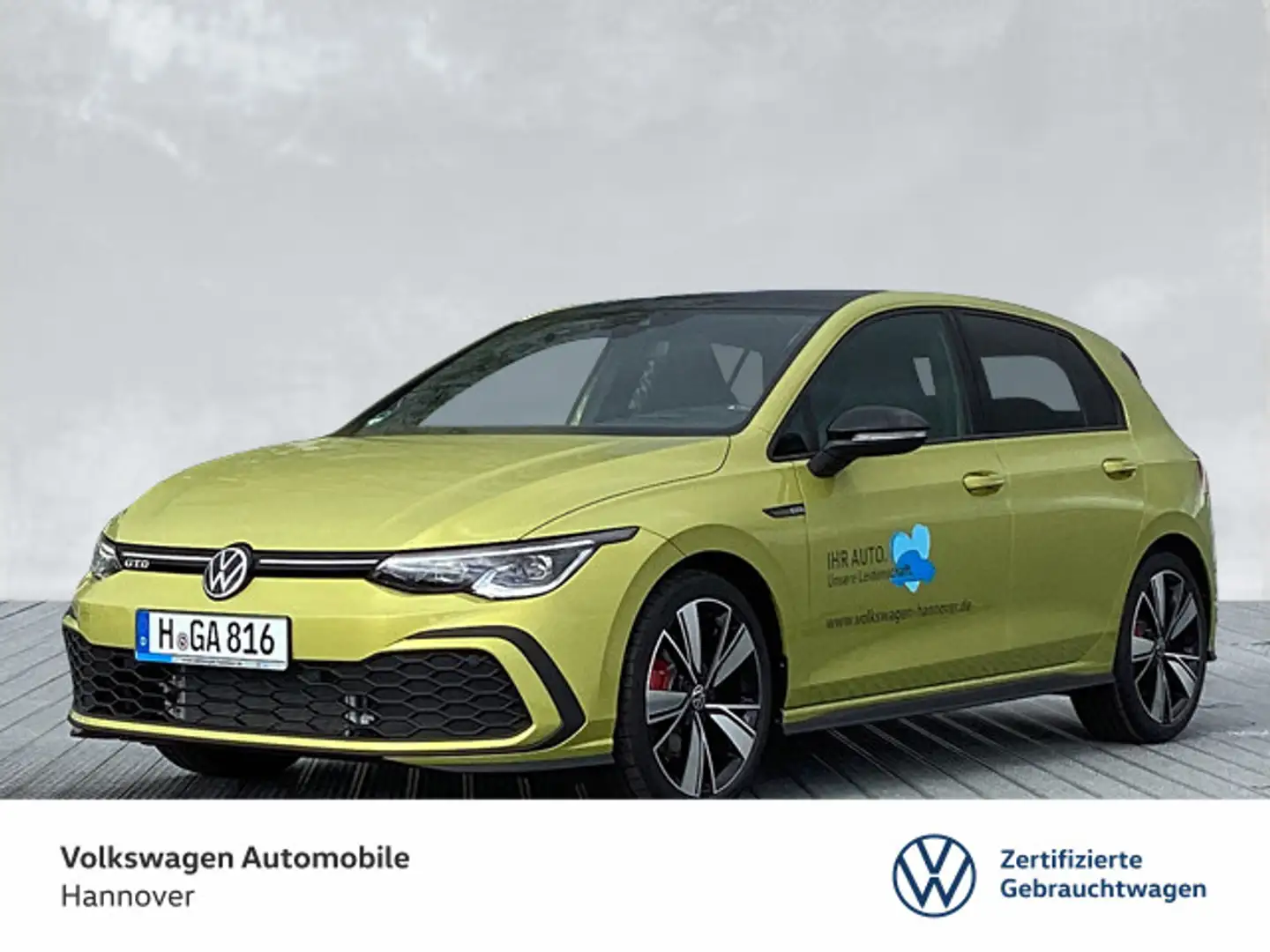 Volkswagen Golf VIII 2.0 TDI DSG GTD BlackStyle Navi Pano I Jaune - 1