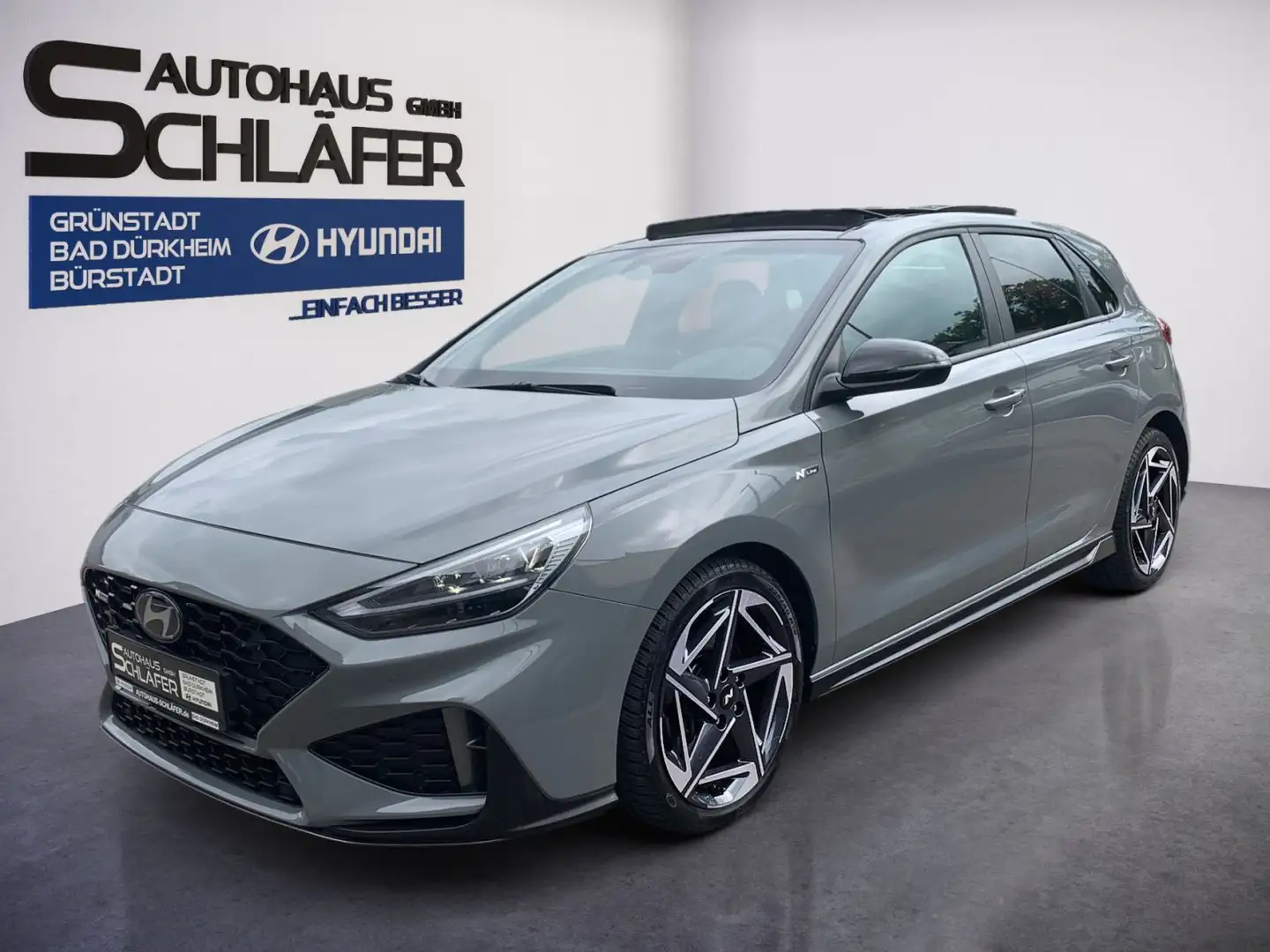 Hyundai i30 1.5 T-GDI 7-DCT N Line Mild-Hybrid PanDach Szürke - 1