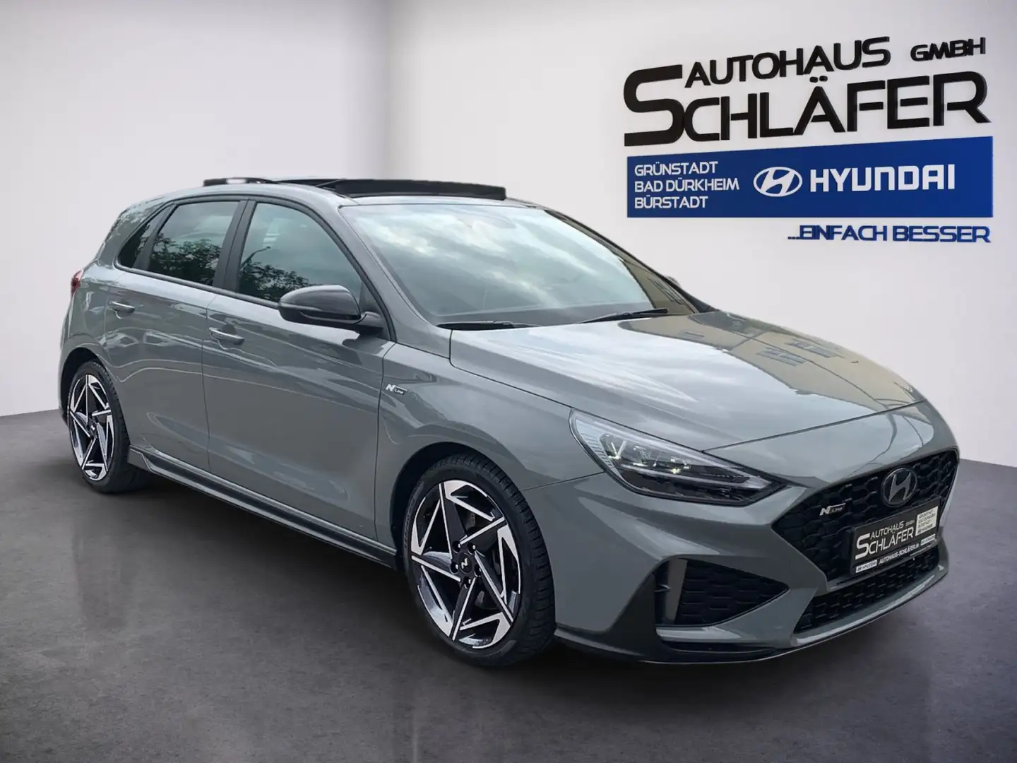 Hyundai i30 1.5 T-GDI 7-DCT N Line Mild-Hybrid PanDach Szürke - 2