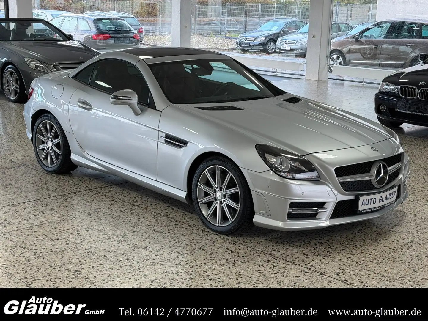 Mercedes-Benz SLK 250 CDI Roadster/AMG/Panorama/Leder/Airscarf Argent - 1