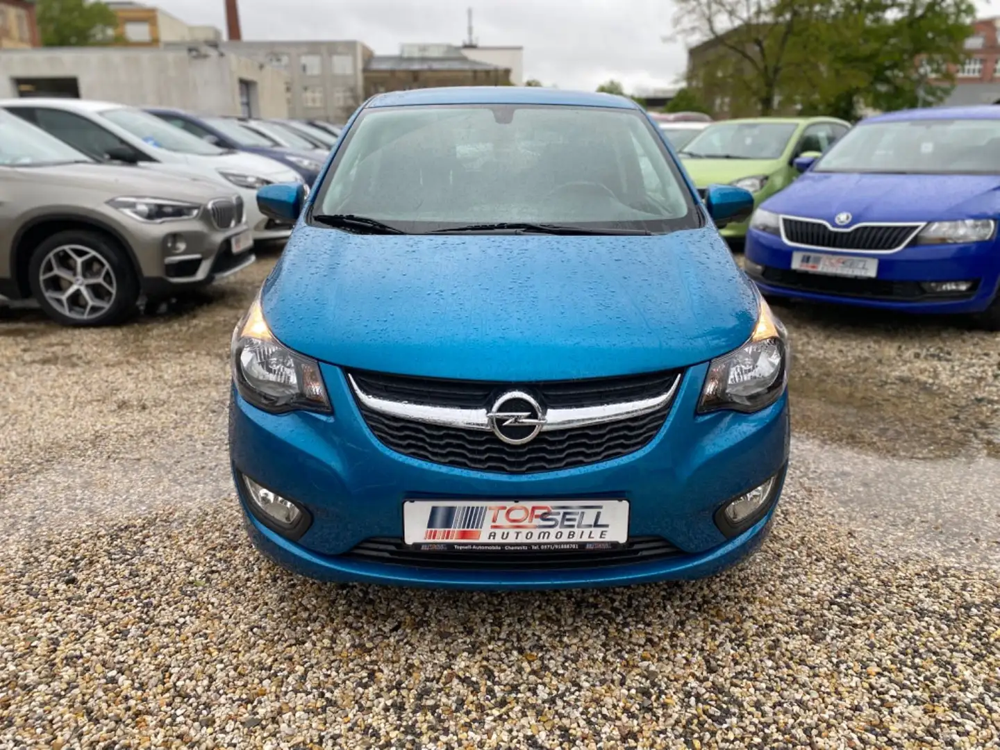 Opel Karl 1.0 120 Jahre Klima Sitz+Lenkradheizung PDC Blue - 2