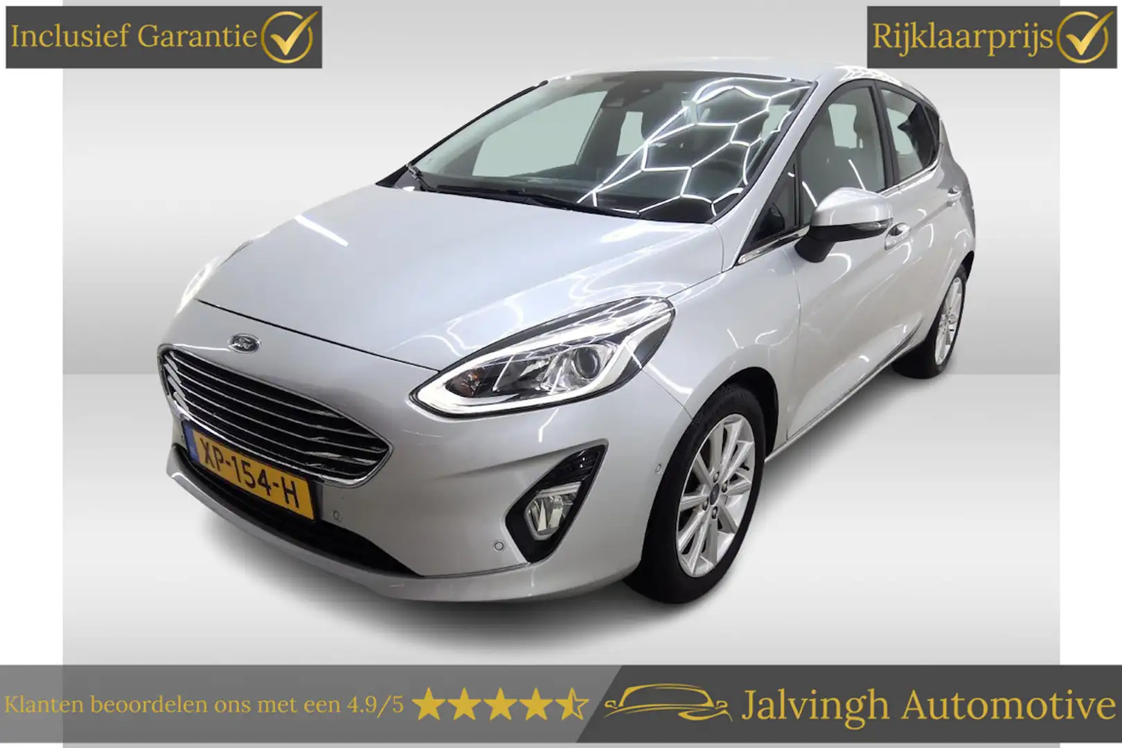 Ford Fiesta 1.0 EcoBoost Titanium |PDC|Clima|Camera|Navi! Grijs - 1