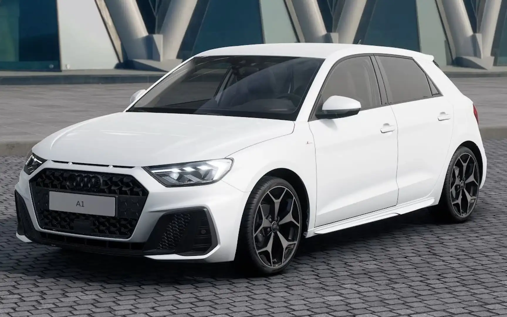 Audi A1 Sportback 25TFSI S-tr S LINE BLACK NAV+ APS+ Weiß - 2