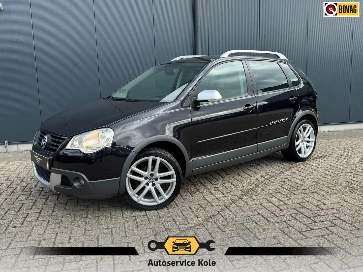 Volkswagen Polo Cross 1.4-16V * Airco * Cruise * Stoelverwarming * Elekt Negru - 1
