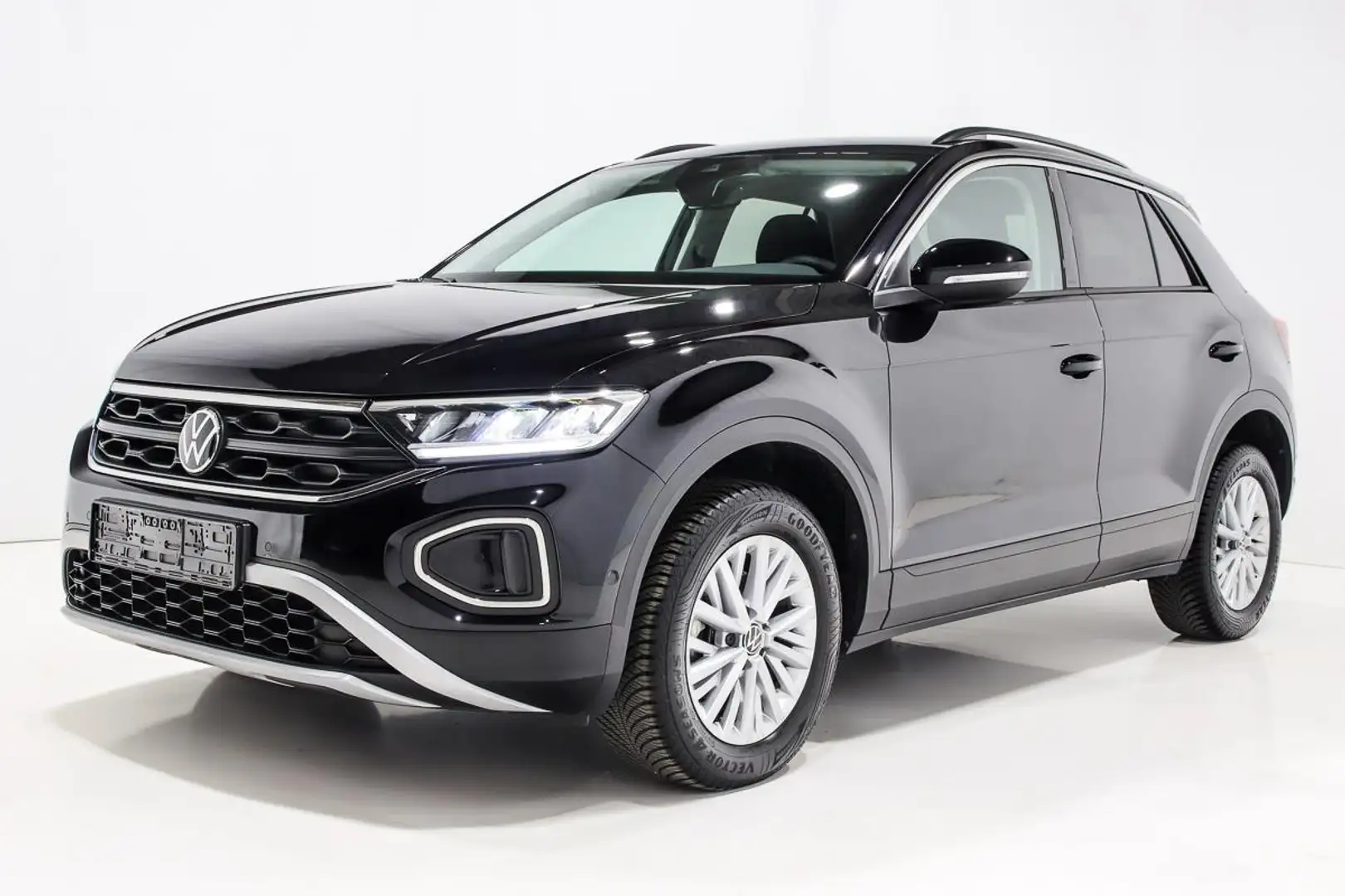 Volkswagen T-Roc 1.0 TSI 115 STYLE LED GPS CARPLAY RADAR JA16 Zwart - 2