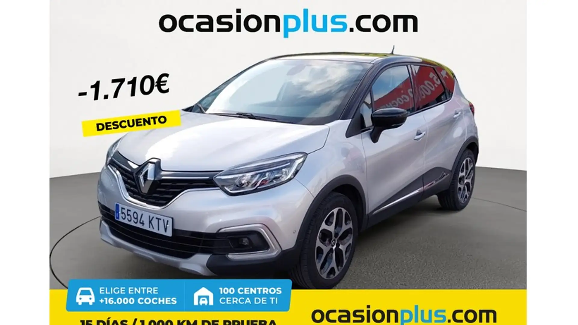 Renault Captur TCe GPF Zen 96kW Gris - 1