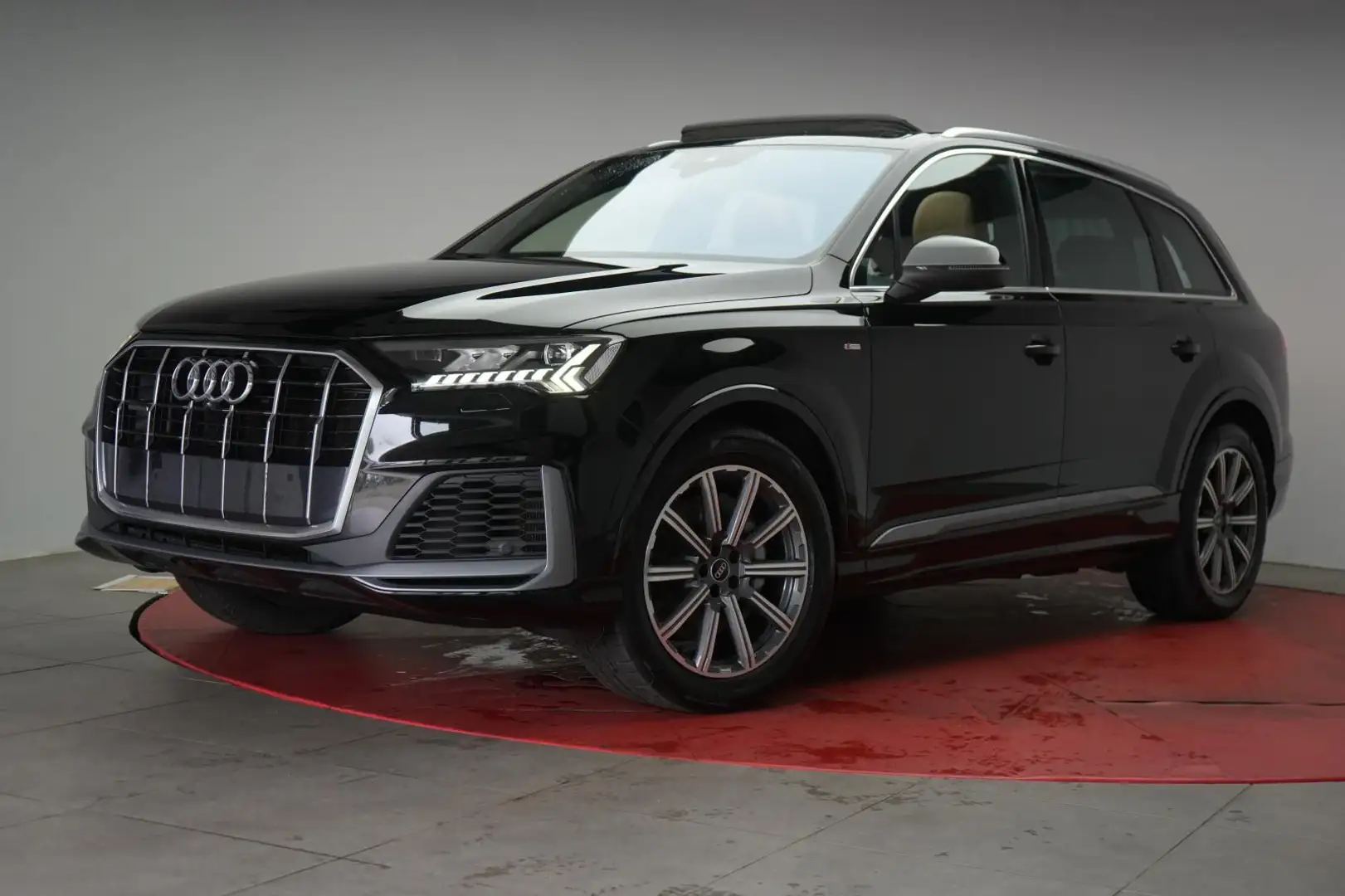 Audi Q7 45 TDI quattro tiptronic S line Leder/Temp/Ka Czarny - 2