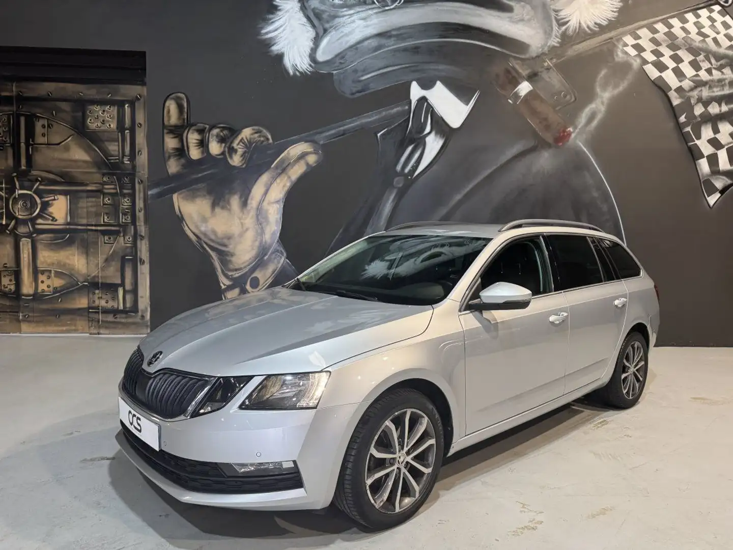 Skoda Octavia (3) TDI 116 DSG7 Edition/Attelage/ADML/1ere Main Gris - 2