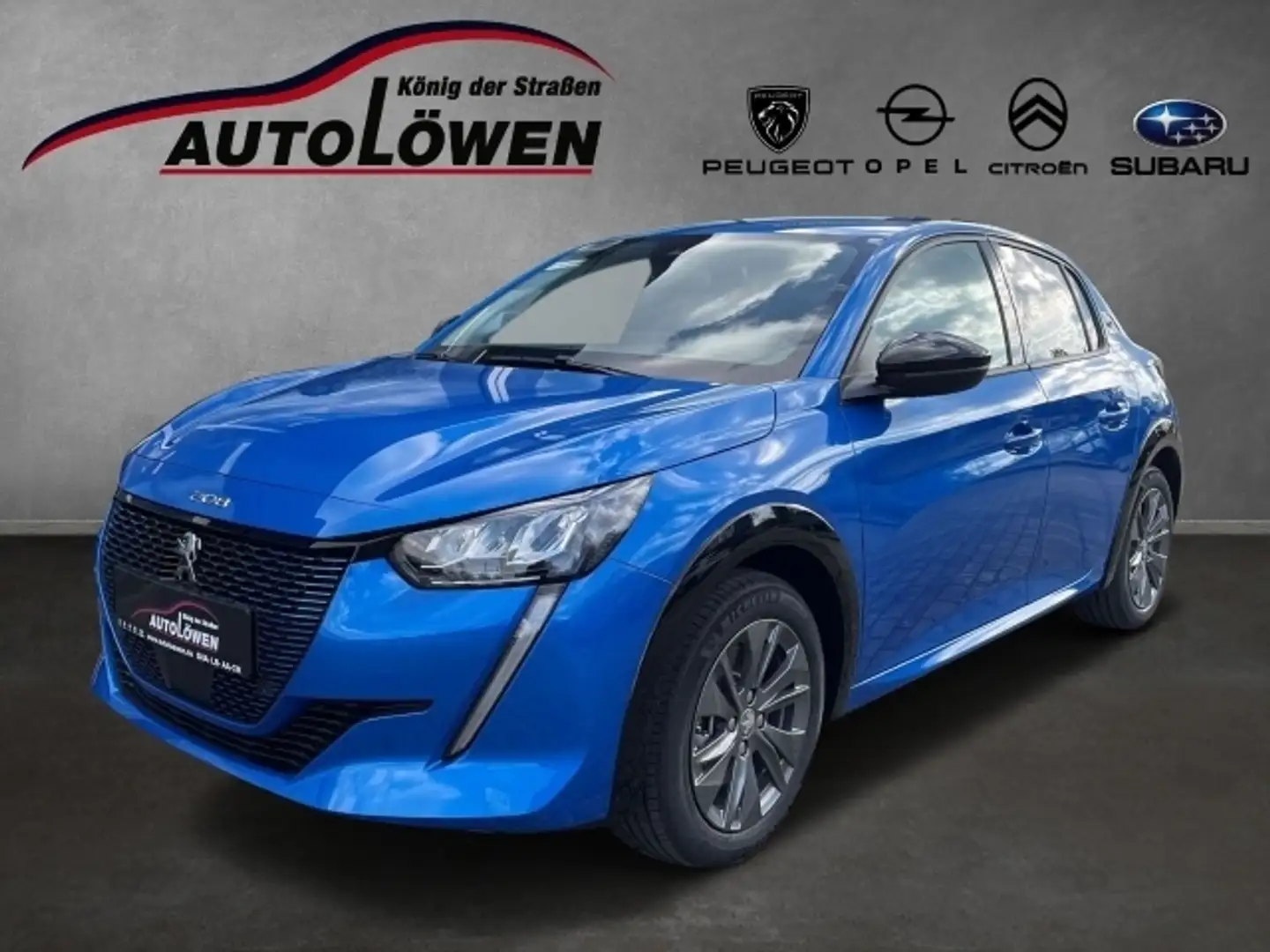 Peugeot e-208 Allure Pack Elektromotor 136 Bleu - 1