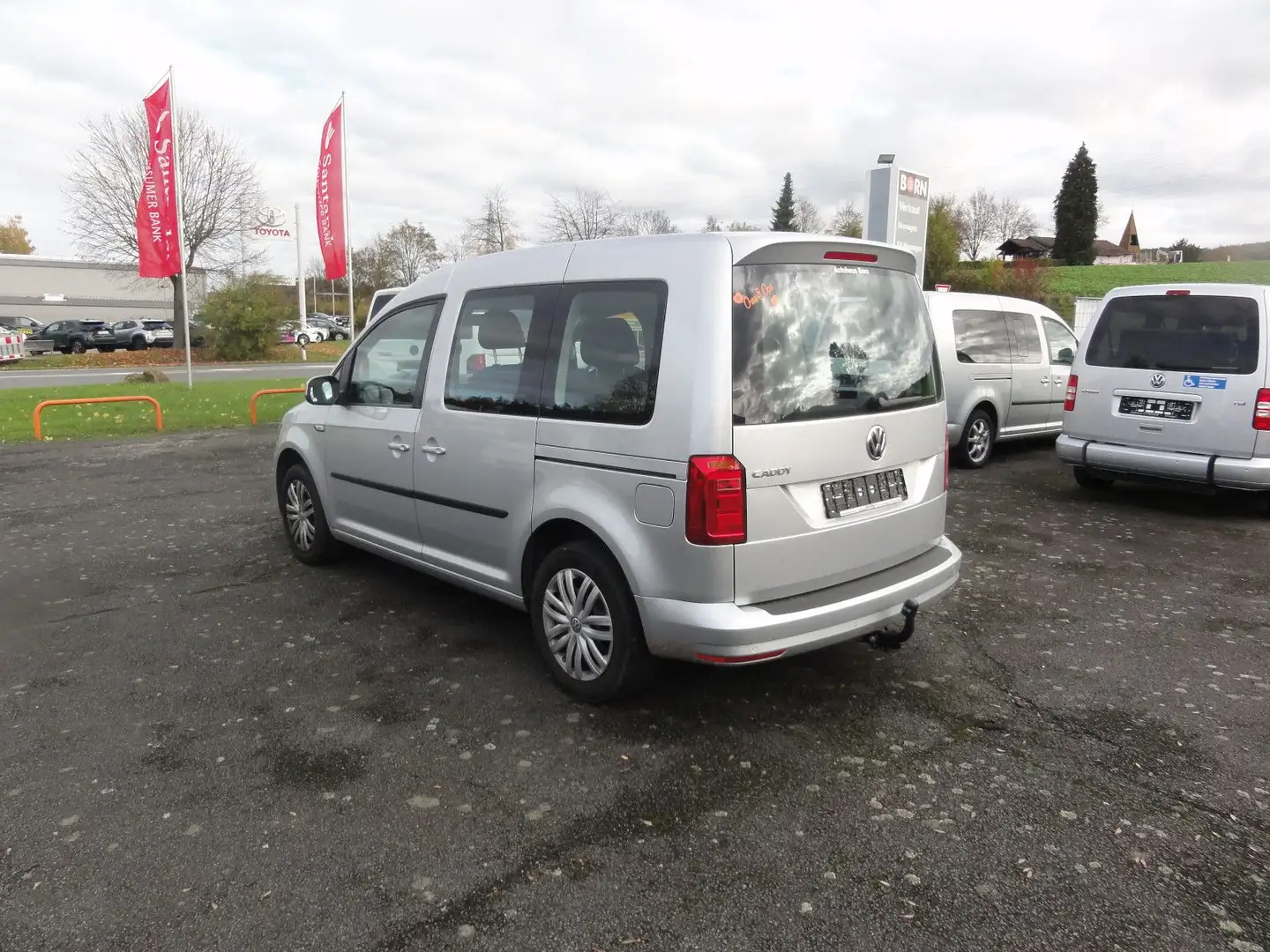 Volkswagen Caddy Trendl.AHK.Klima.Tempo.PDC Silber - 2