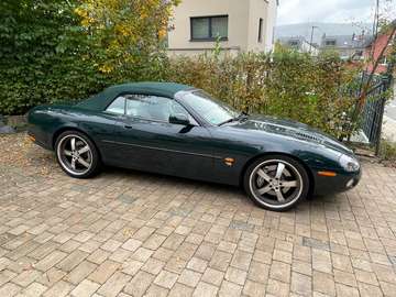 British Racing Green Jaguar XKR