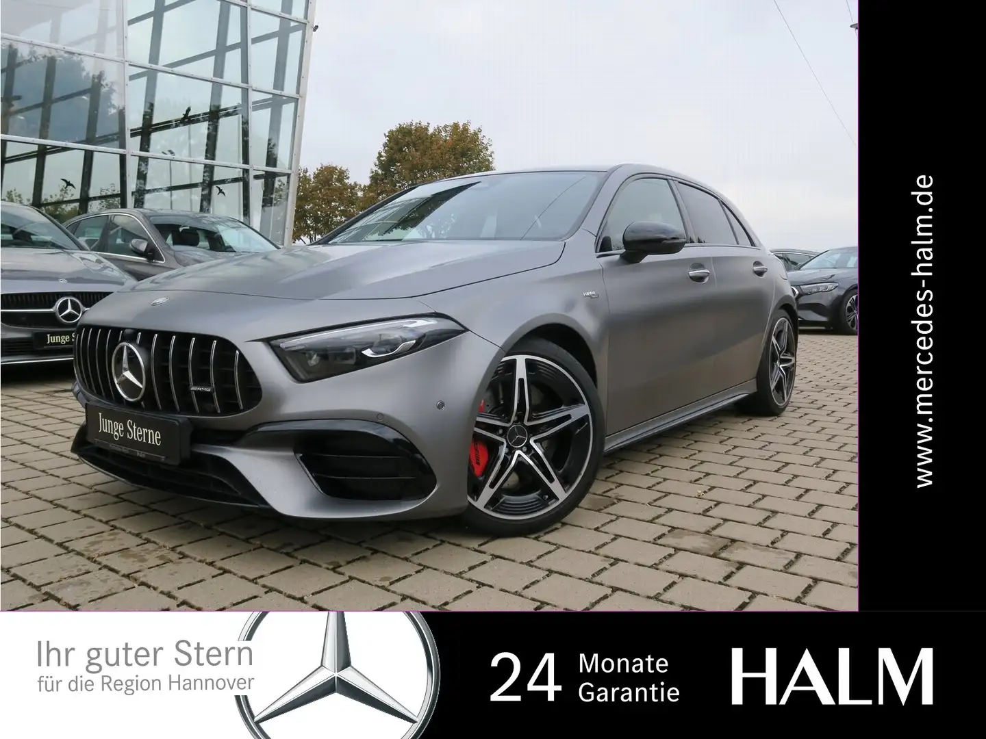 Mercedes-Benz A 45 AMG S 4MATIC+ Pano Fahrass.-Paket Burmester Grau - 1