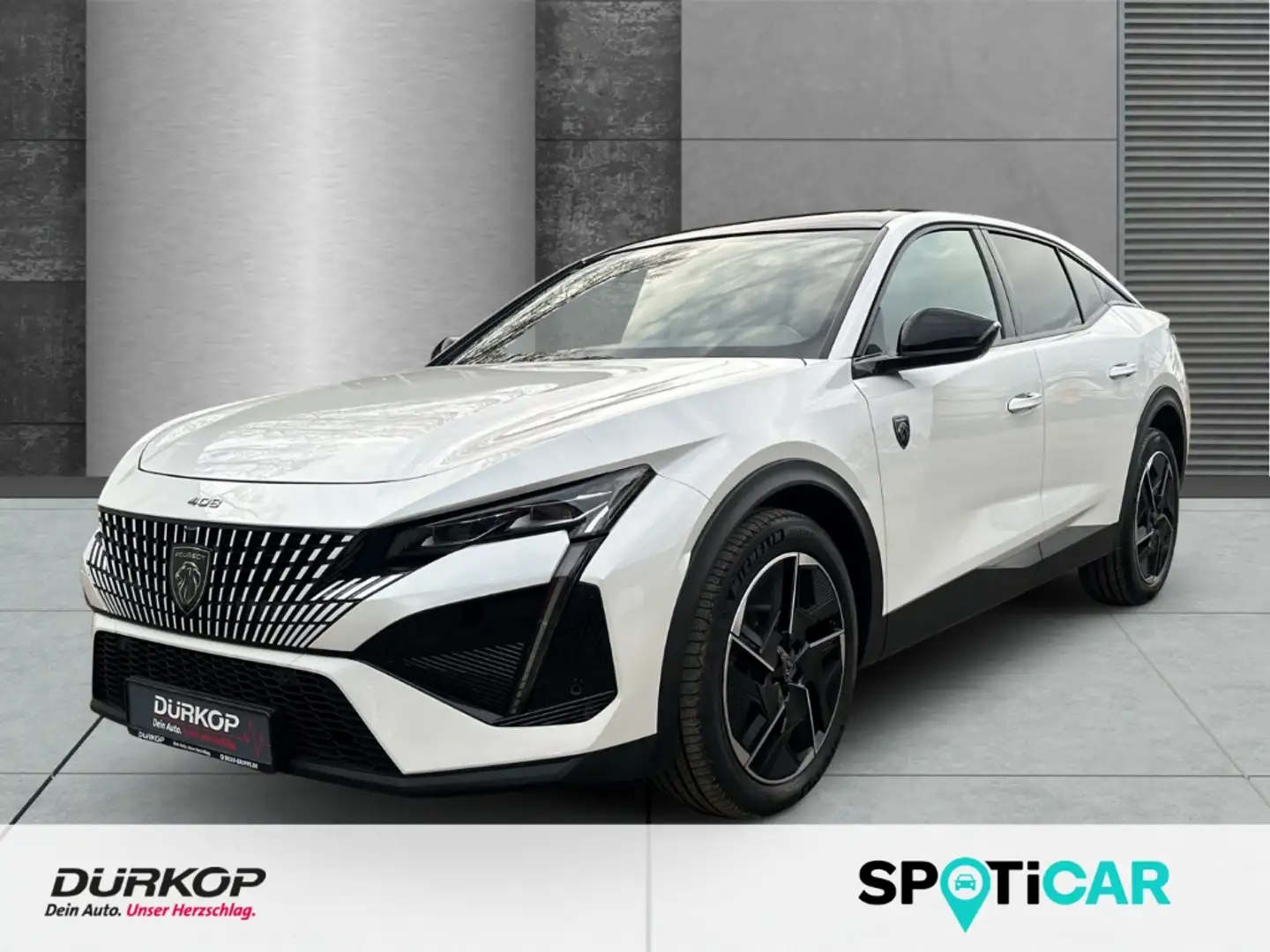 Peugeot 408 GT 8-AT Komfort-Paket Plus Pano Kamera Navi Digita Blanc - 1