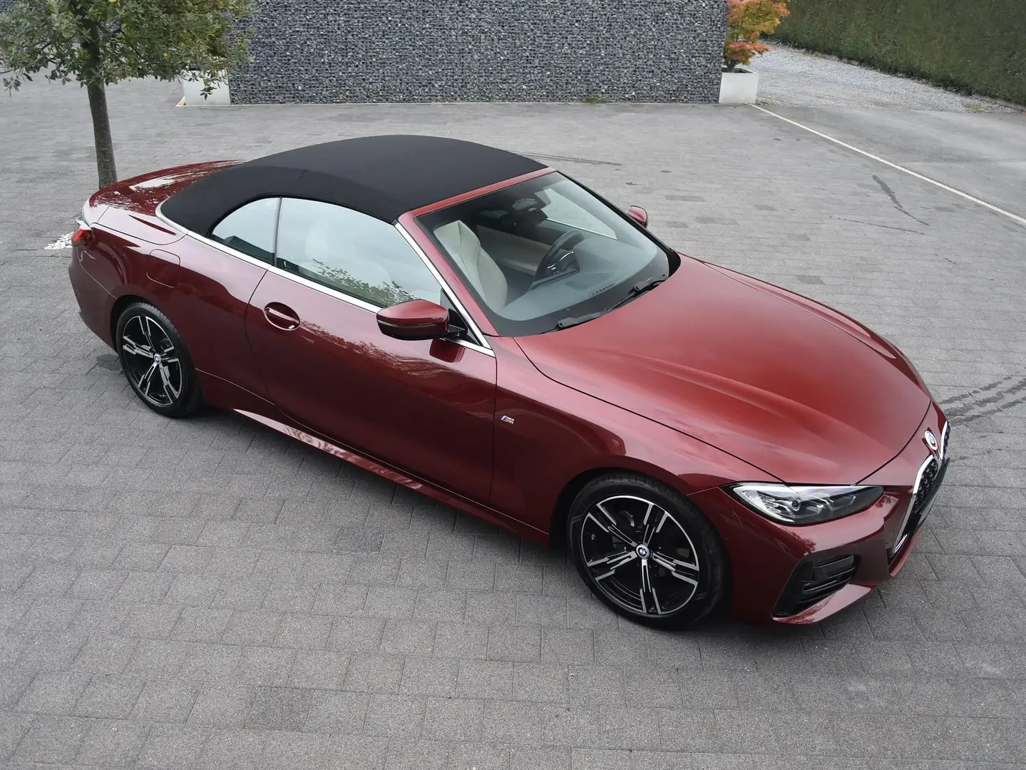 BMW 420 Cabrio M Sport 360°Cam/Navi/Carplay/Leder/Led Rouge - 2