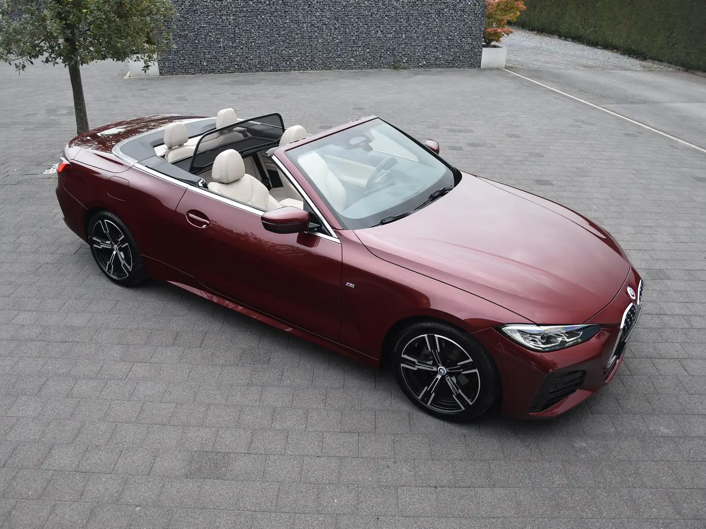BMW 420 Cabrio M Sport 360°Cam/Navi/Carplay/Leder/Led Rouge - 1