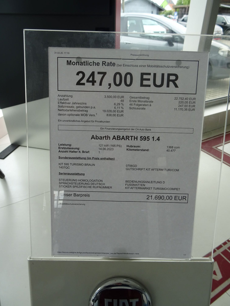 Abarth 595 595 — photo 15
