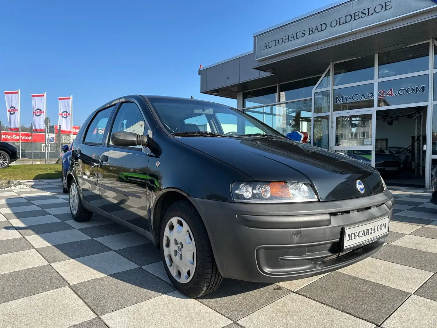 Fiat Punto 1.2 S+Schiebedach+1 Hand+HU 03/2027 Schwarz - 2