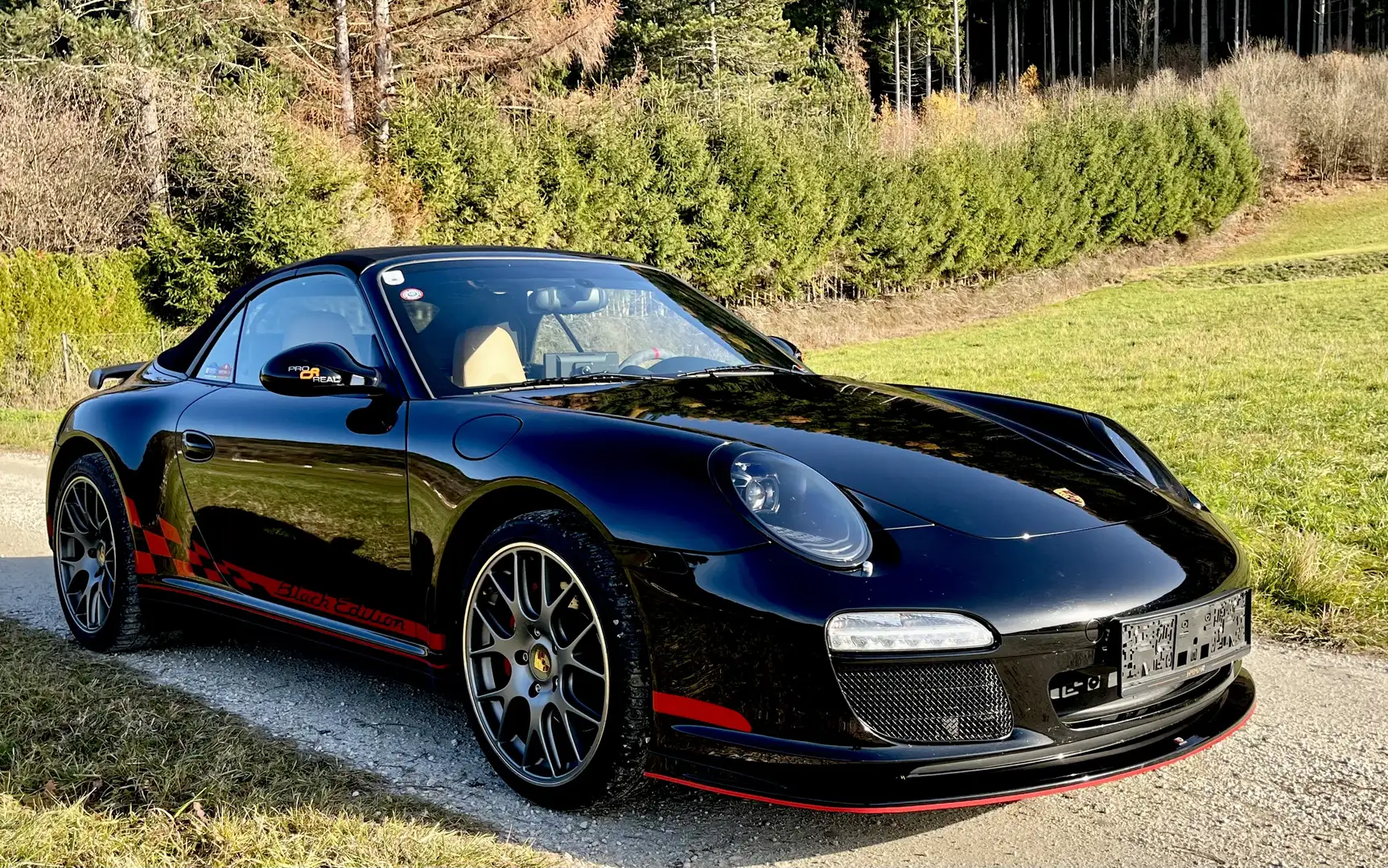 Porsche 997 911 C.4 Cabrio II PDK, BBS, Klappe, Sitzlüft Schwarz - 1