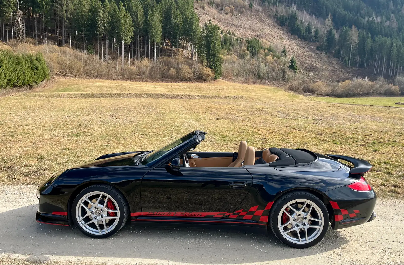Porsche 997 911 C.4 Cabrio II PDK, Klappe, Sitzlüft. Bi-Color Schwarz - 2