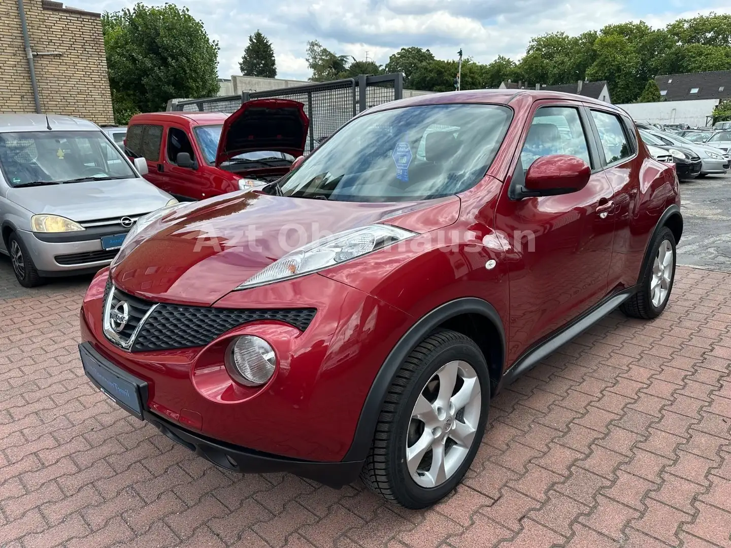 Nissan Juke 1.6 Acenta*1.HAND*KLIMA*TÜV NEU*ALU* Red - 2