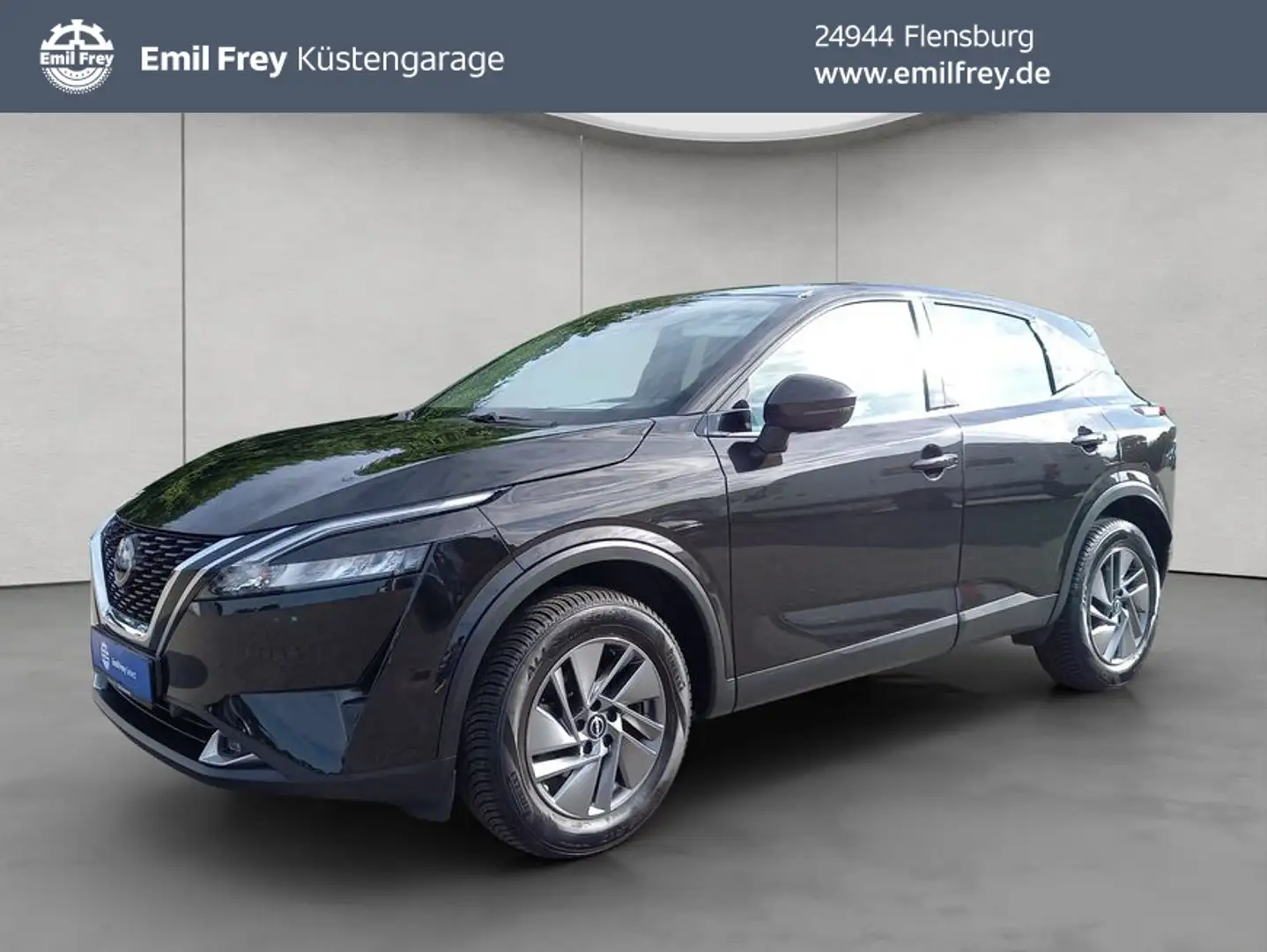 Nissan Qashqai 1.3 DIG-T MHEV Xtronic Acenta ACC, LED, Zwart - 1