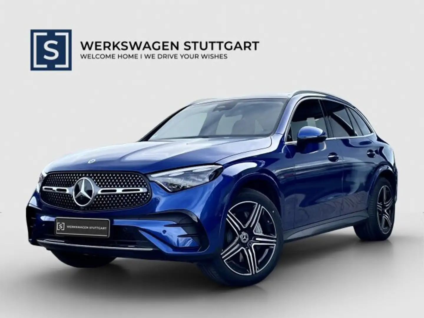 Mercedes-Benz GLC 200 GLC 200 4M AMG Distr AHK DigLi Pano Memo 360° Blau - 1