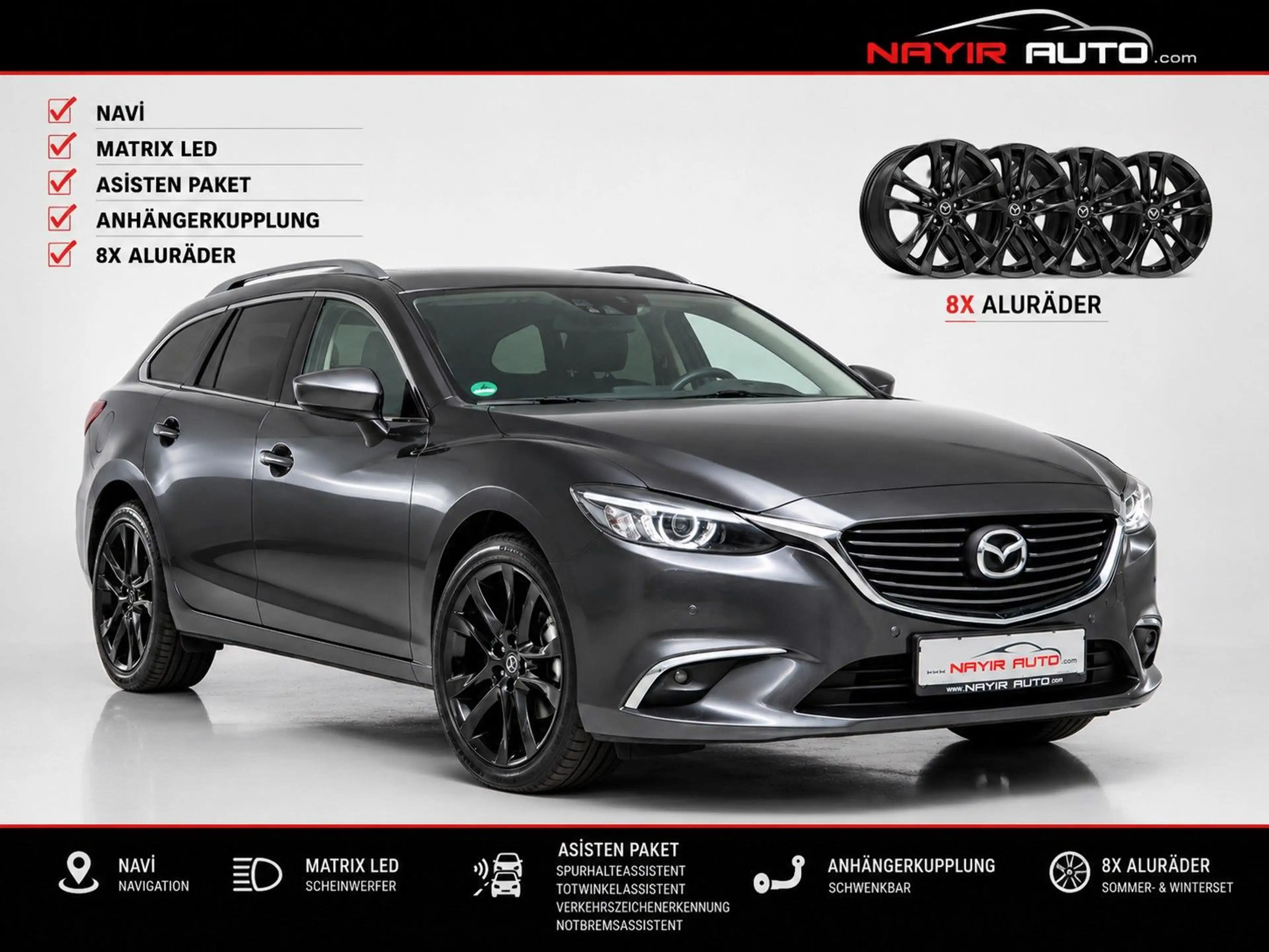 Mazda 6 Sports-Line|EURO6|Matrix LED|NAVI|Assist Paket
