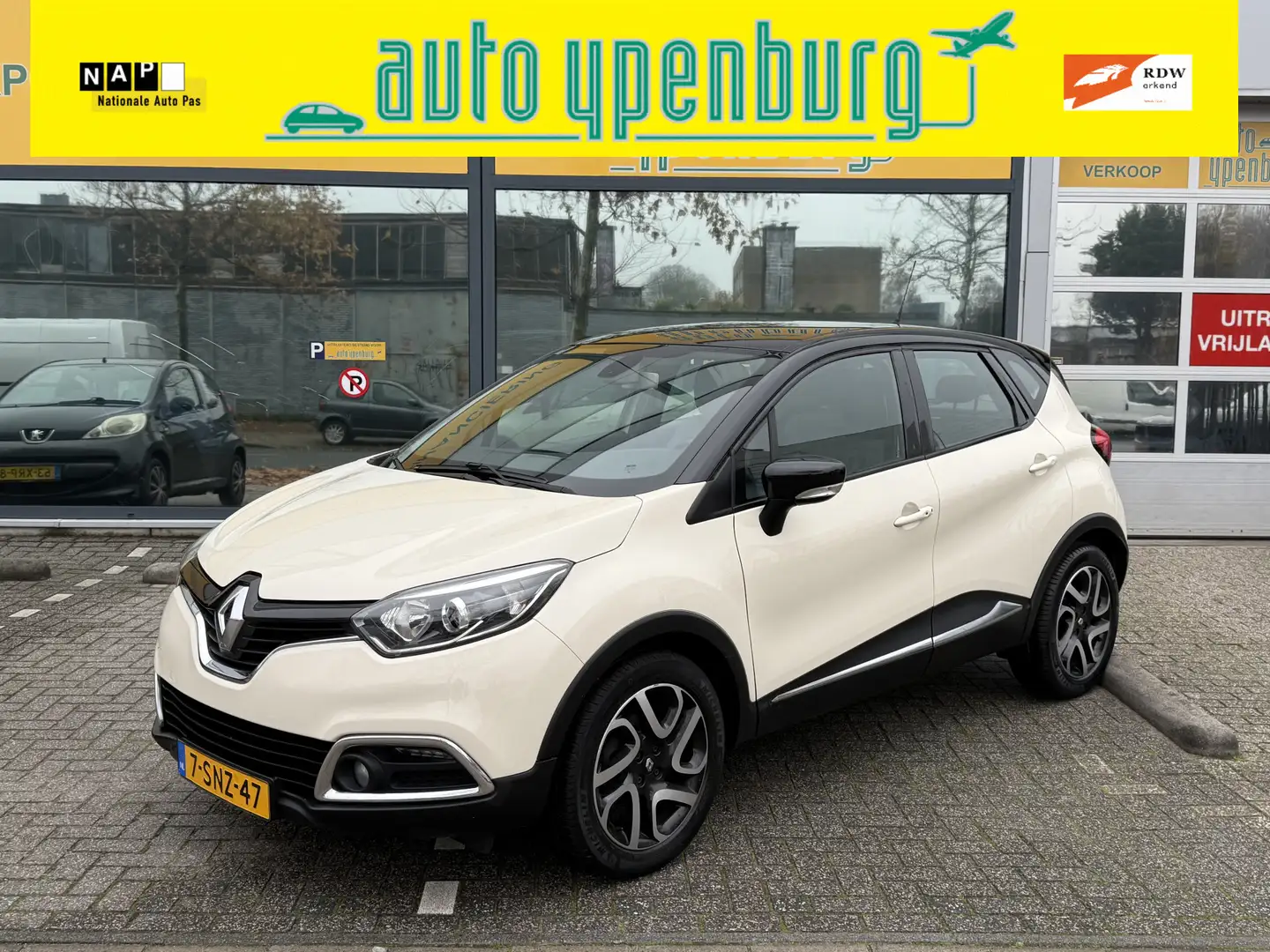 Renault Captur 0.9 TCe Dynamique * 145.571 Km * Navi * Airco * NL Blanc - 1