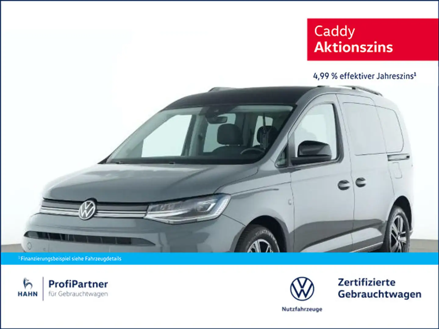 Volkswagen Caddy EDITION 1,5TSI 85kW DSG LED AHK KAMERA Grau - 1