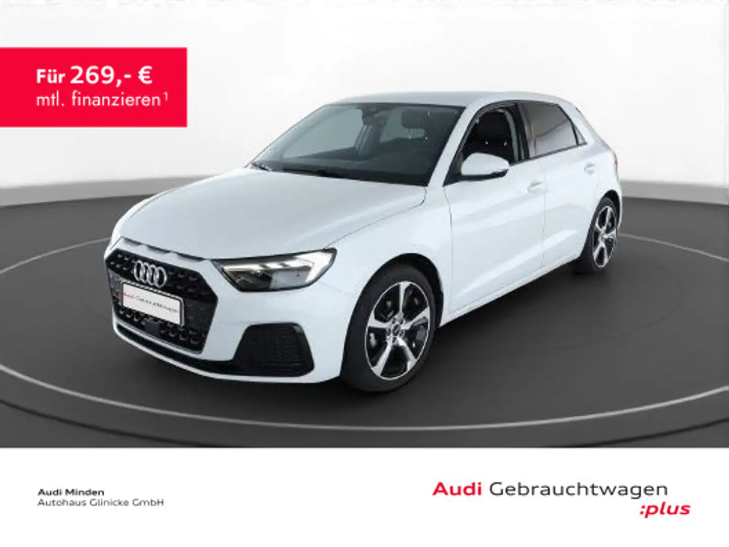 Audi A1 25 TFSI advanced LED LM 17" Navi PD Weiß - 1
