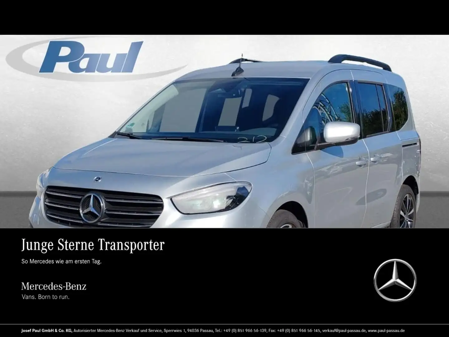 Mercedes-Benz Clase T T 180 d Progressive Edition Navi+Kam+7G+LED+SHZ Plateado - 1