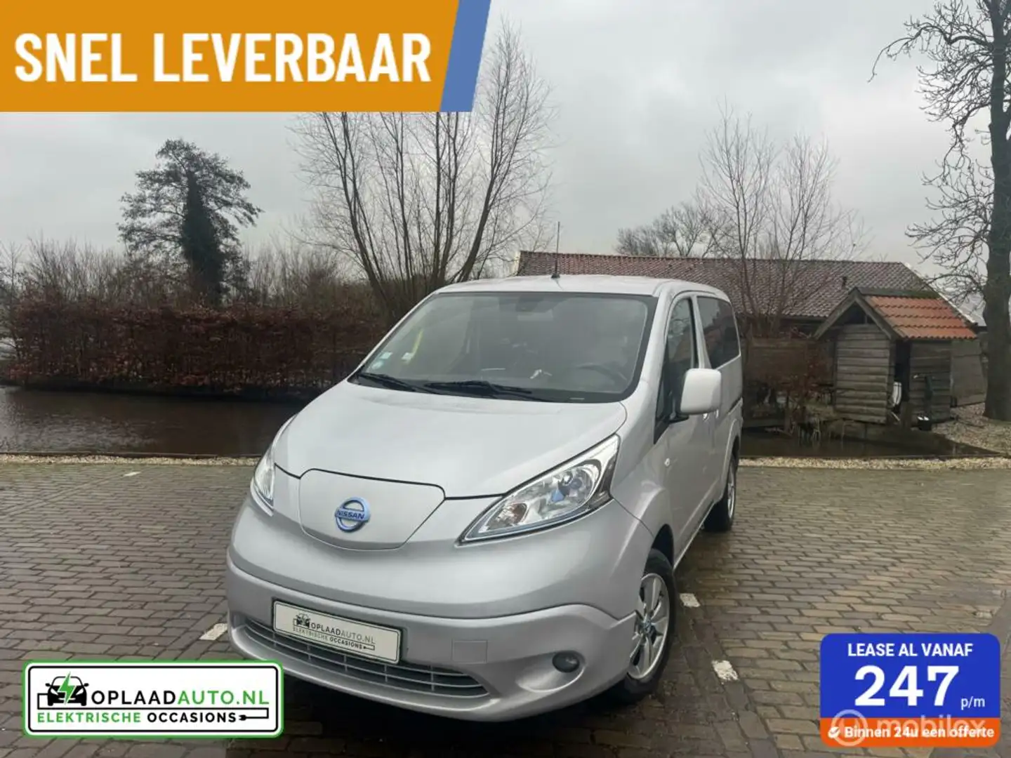 Nissan E-NV200 Evalia 40 kWh | Rolstoelbus | luchtvering Gris - 1