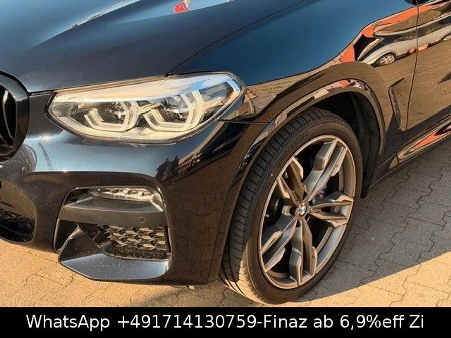BMW X4 M40 d-1.HAND-HuP-PANO-360*NAVI-M 21-m PACK-DA Schwarz - 2