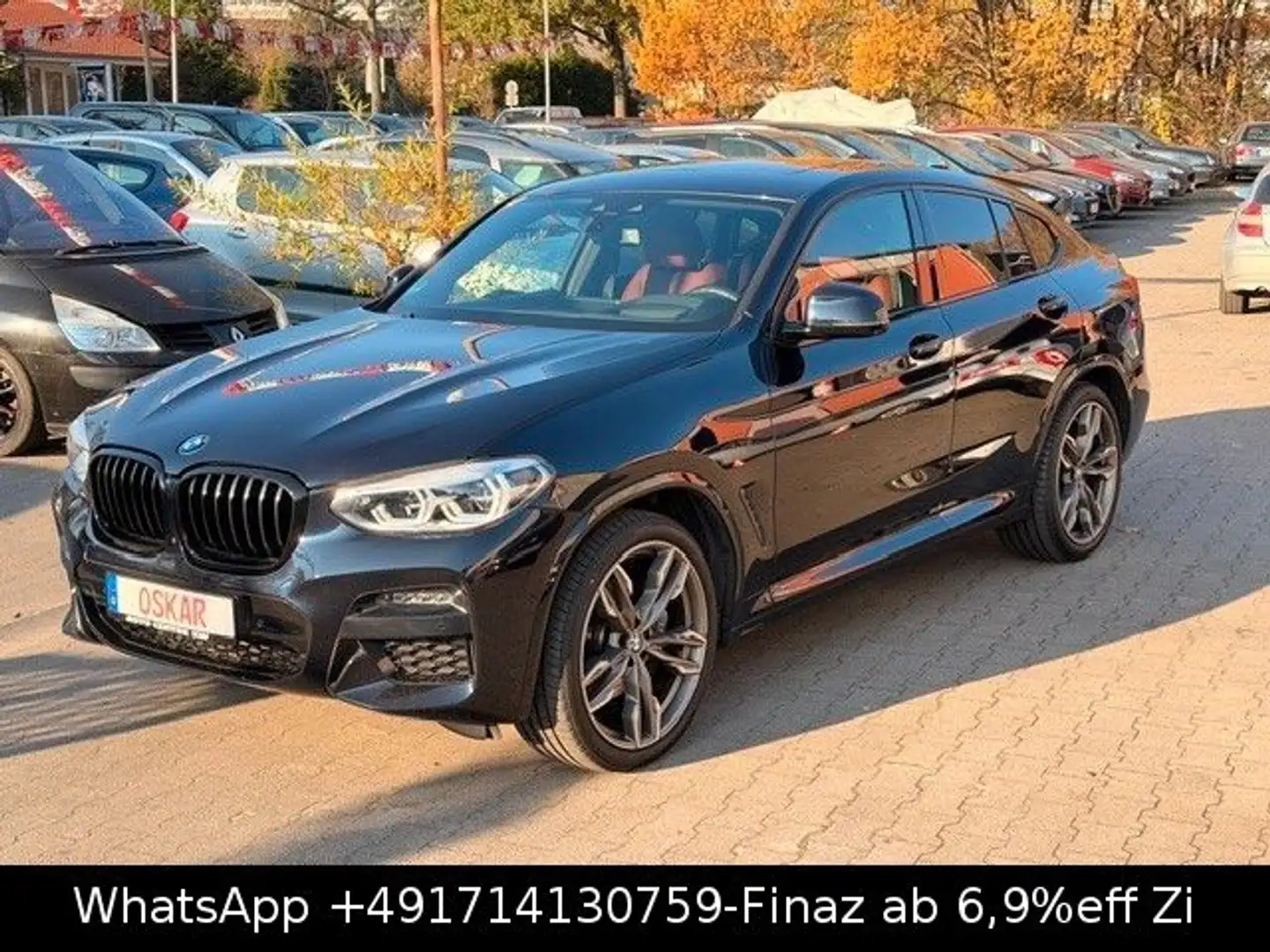 BMW X4 M40 d-1.HAND-HuP-PANO-360*NAVI-M 21-m PACK-DA Schwarz - 1