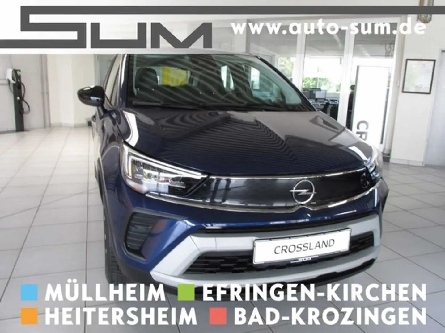 Opel Crossland 1.2 Elegance - Navigation, Rückfahrkamera u.v.m. Bleu - 1