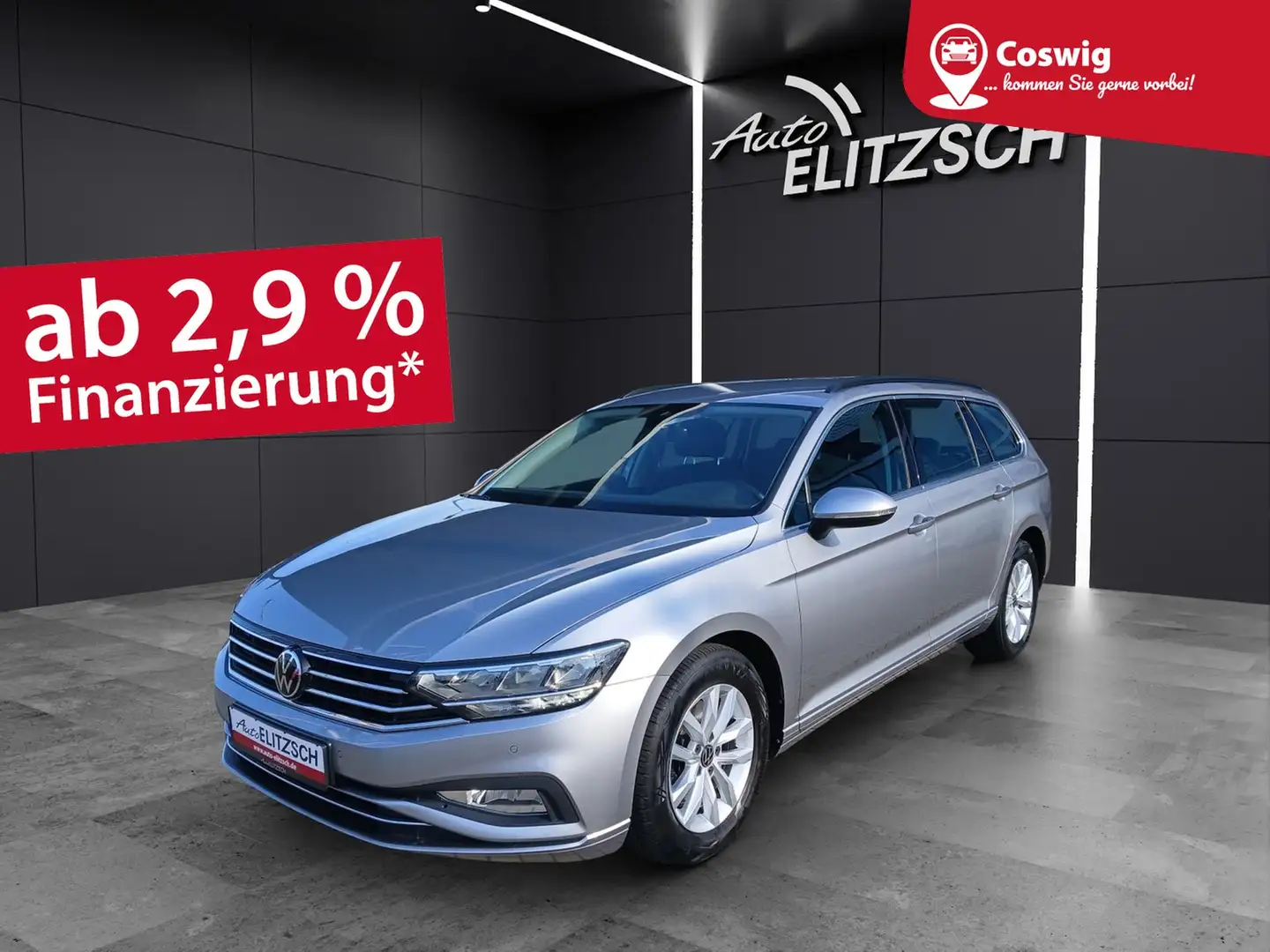 Volkswagen Passat Variant TDI Business DSG LED Navi ACC RFK SH LM Silber - 1