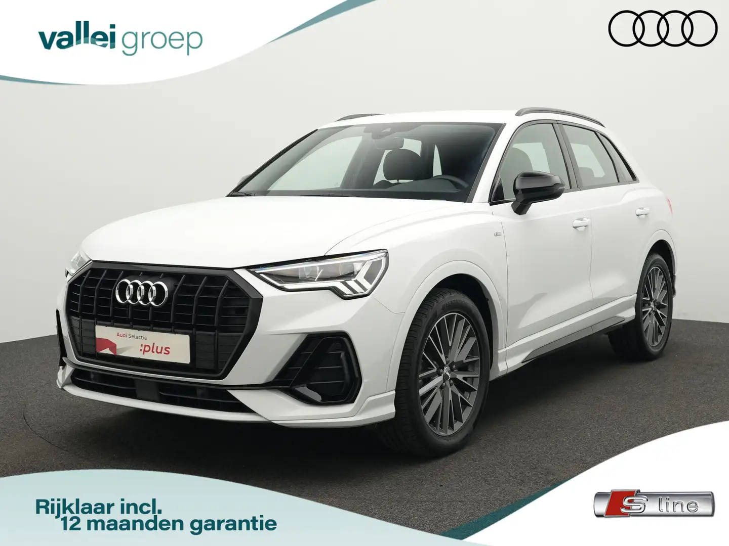 Audi Q3 35 TFSI 150 pk S-tronic S-Line | Leder/alcantara | Wit - 1