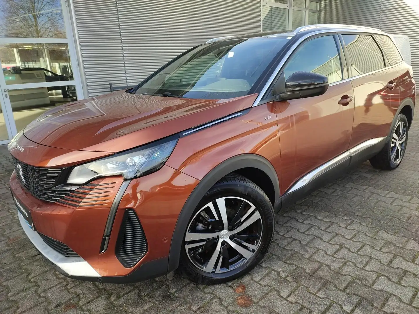 Peugeot 5008 1.2 12V e-THP,SHZ,Klima,PDC Kamera,AHK abn.,Teille Orange - 1