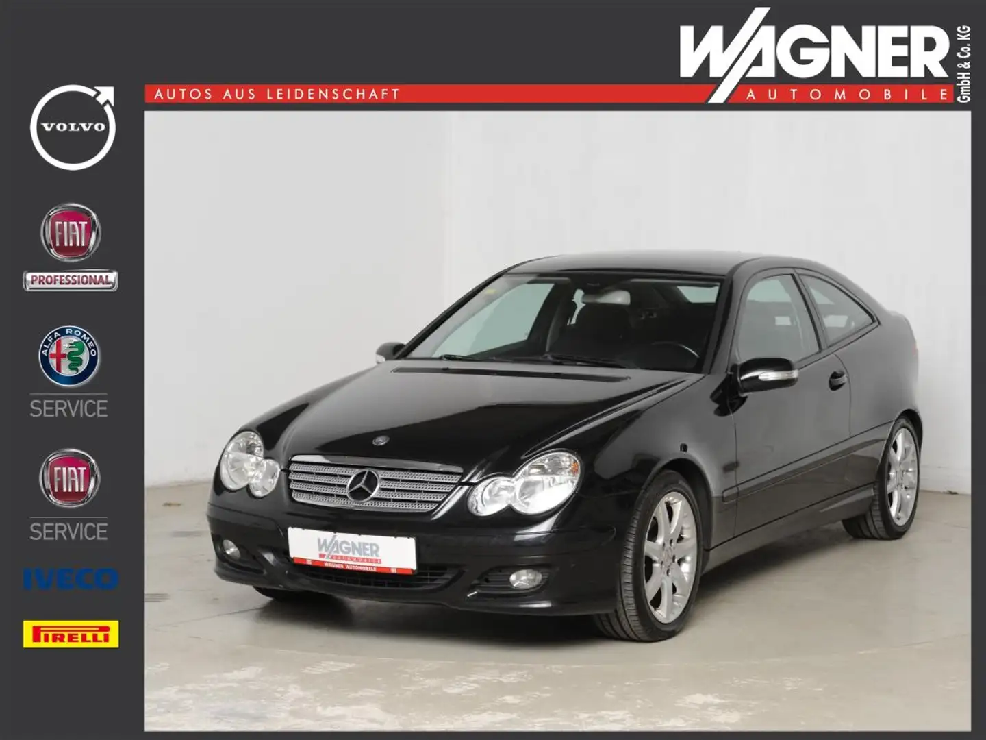 Mercedes-Benz C 200 Kompressor Sportcoupe Automatik *Evolution-Paket* Schwarz - 1