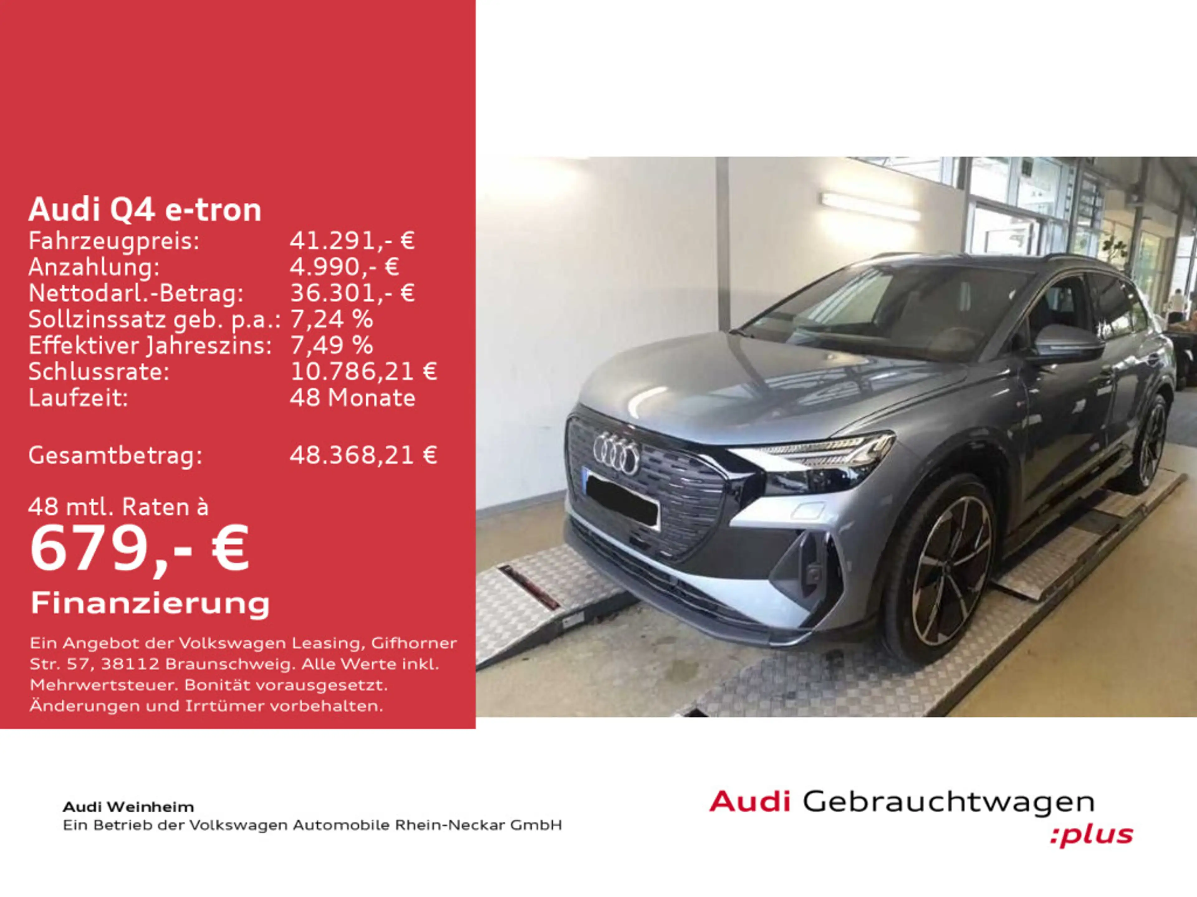 Audi Q4 e-tron 45 S-Line Black Paket Matrix LED UVM — photo 2