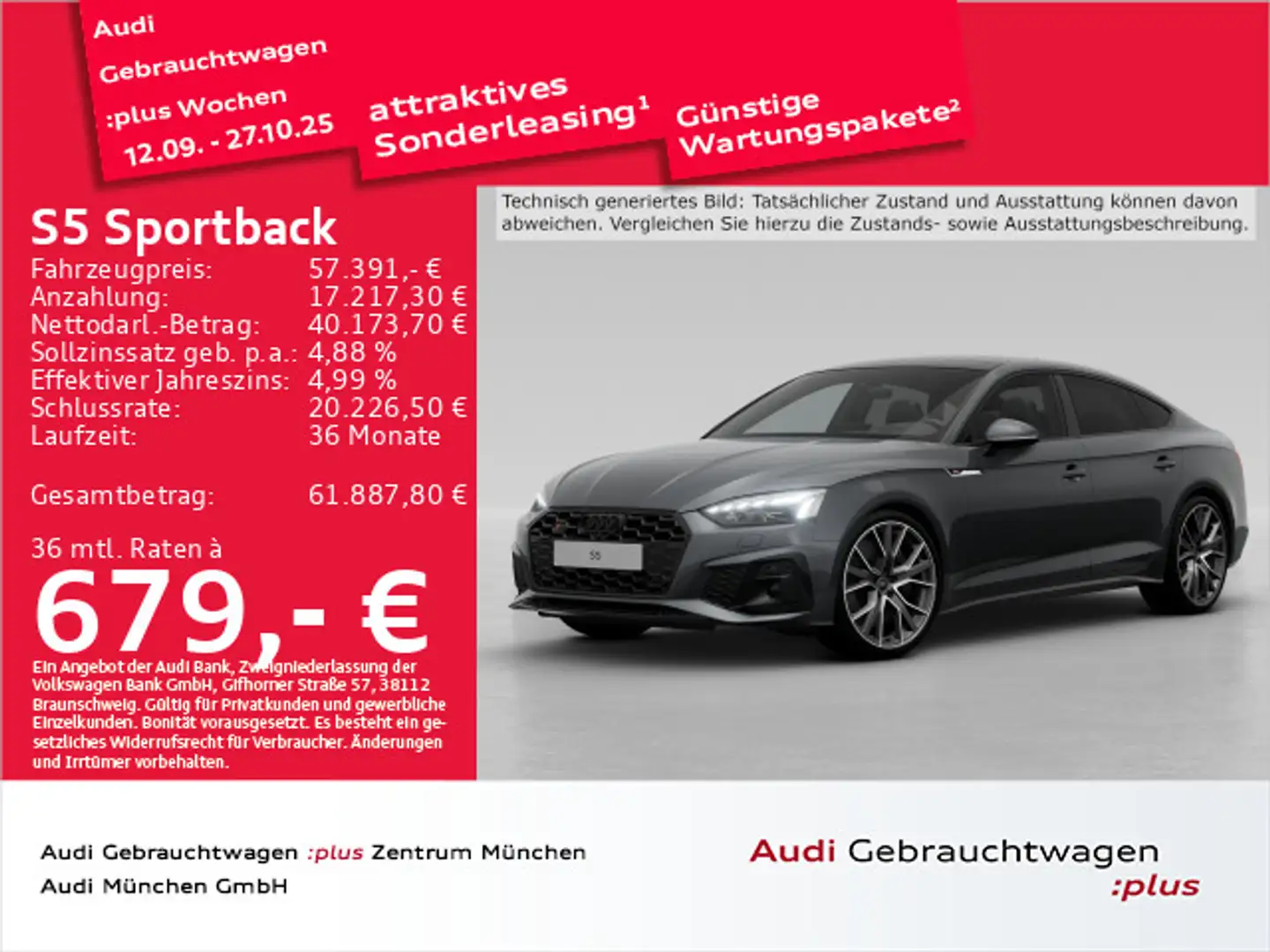 Audi S5 TDI tiptr. Pano/B&O/Virtual+/Matrix Grau - 1