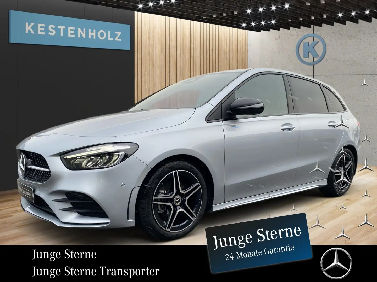 Mercedes-Benz B 180 B 180 AMG°PREMIUM°360°NIGHT°KEYLESS°L-HEIZUNG° Silber - 1