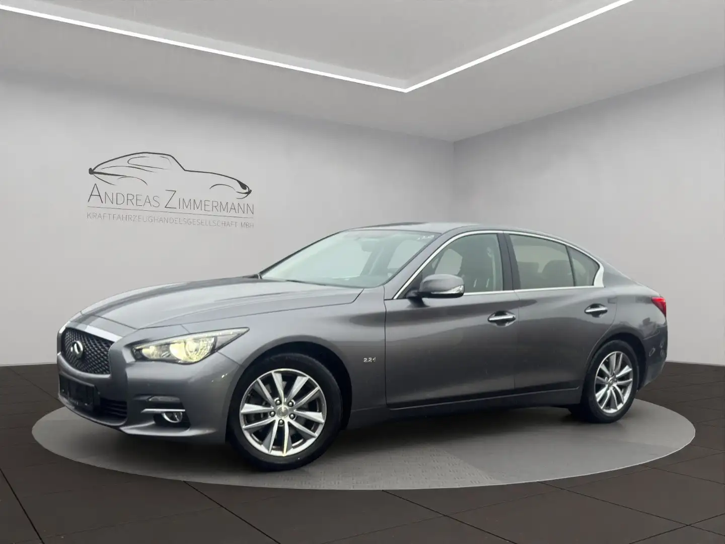 Infiniti Q50 2.2D LEDER/LED/NAVI/CAM/KEY Gris - 1